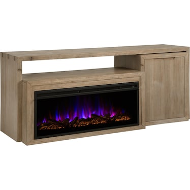 KNOXVILLE TV STAND WITH FIREPLACE