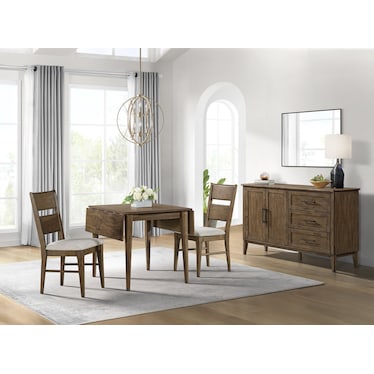 KOKOMO 3 PIECE DROP LEAF DINING SET
