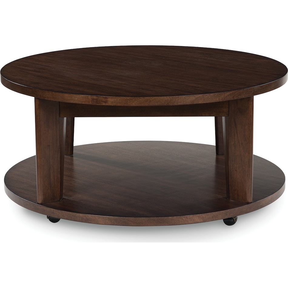 korestone  dark brown cocktail table   