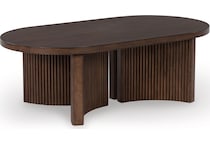 korestone dark brown cocktail table   