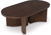 korestone dark brown cocktail table   