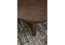 korestone dark brown cocktail table   
