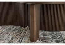 korestone dark brown cocktail table   