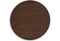 korestone dark brown end table   