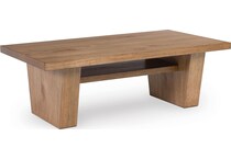 kristiland light brown cocktail table   