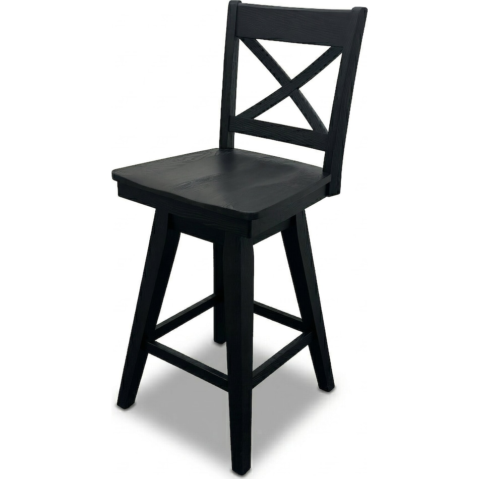lachlan black barstool   