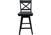 lachlan black barstool   