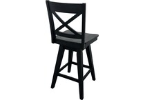 lachlan black barstool   
