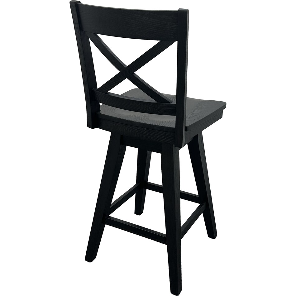 lachlan black barstool   