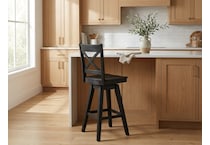 lachlan black barstool   