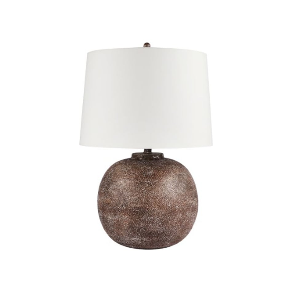 lamp antique brown white table lamp   