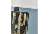 lamps  black brown cream table lamp   