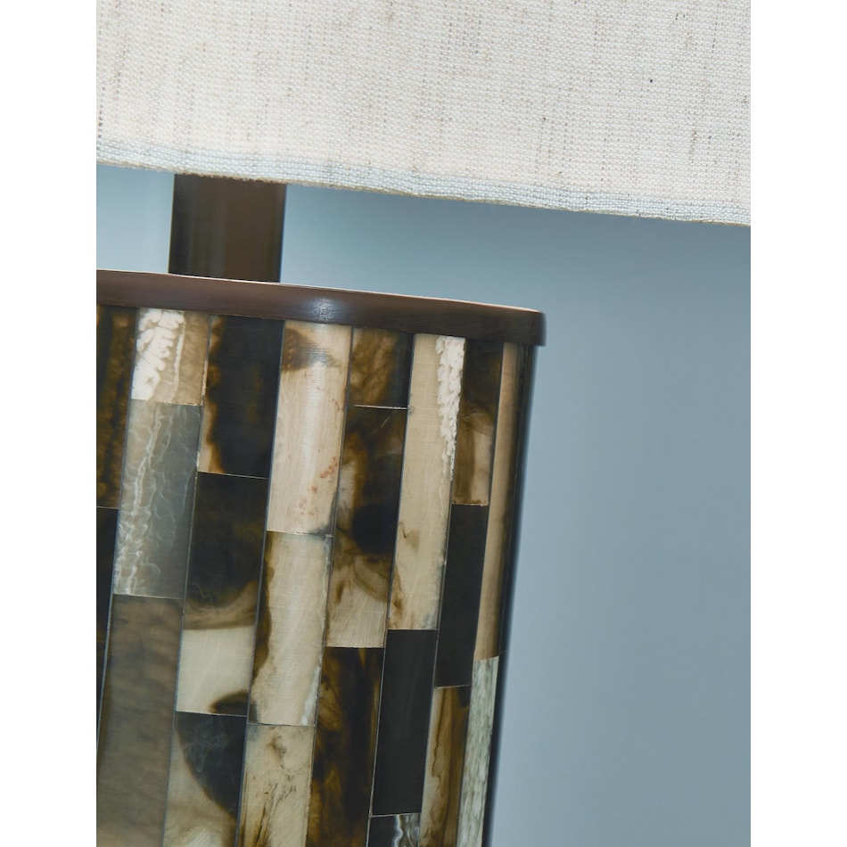 lamps  black brown cream table lamp   