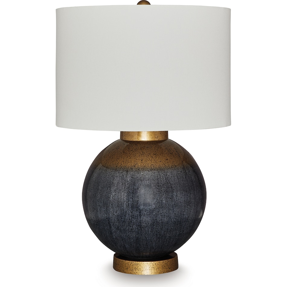 lamps  blue gold table lamp   