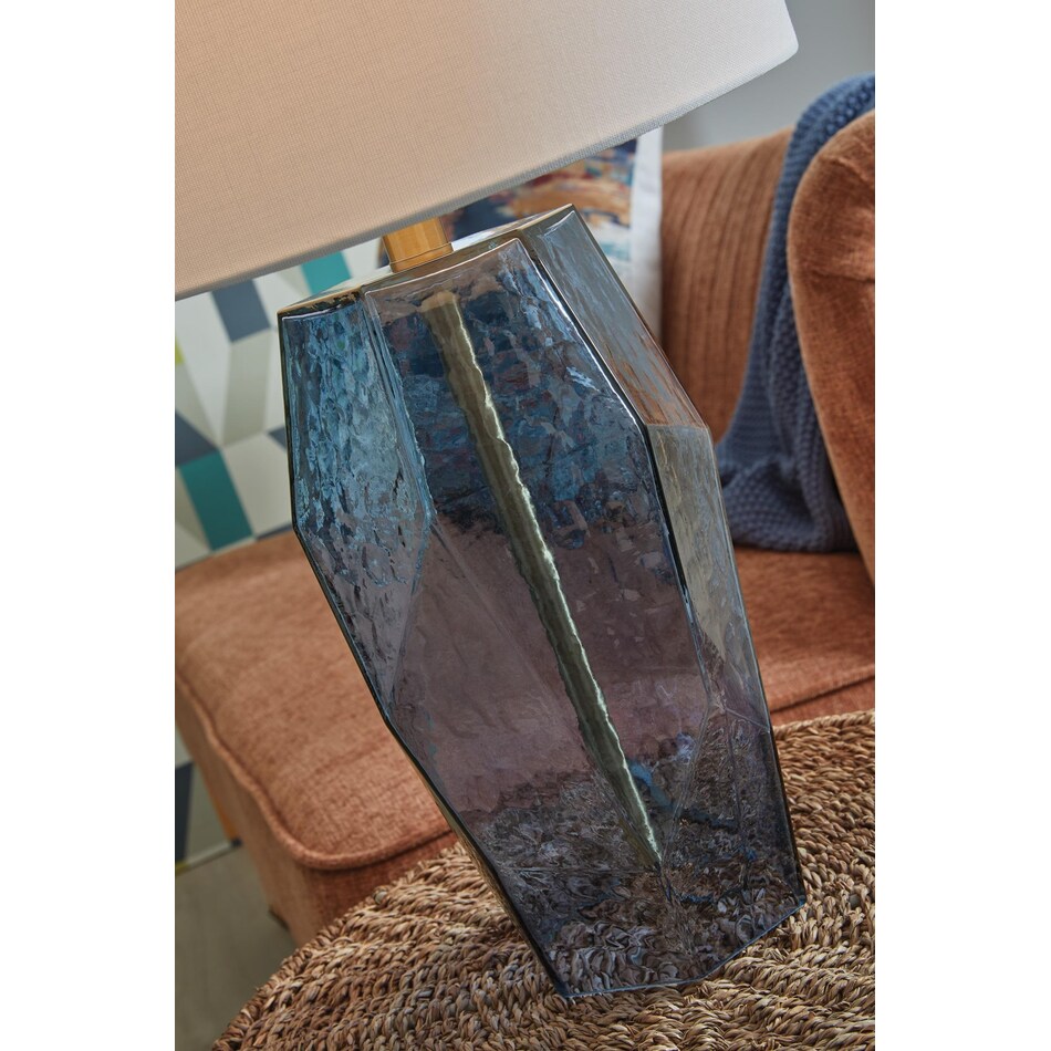 lamps  blue table lamp   