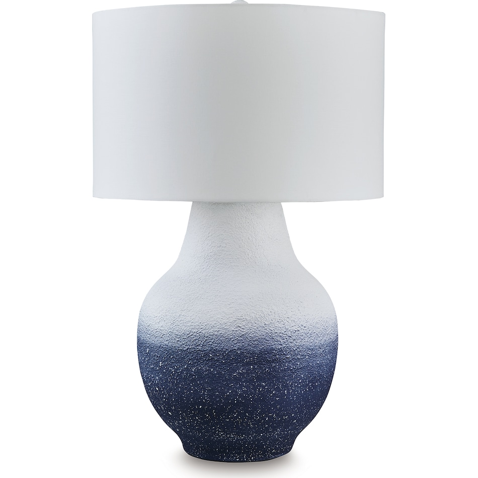 lamps  blue white table lamp   