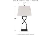 lamps  dimension schematic   