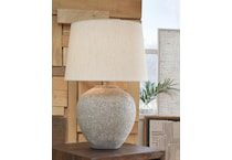 lamps  distressed gray table lamp   