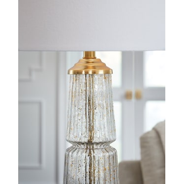 BAKERSBORO GLASS TABLE LAMP