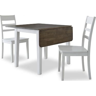 LANDEL 3PC DROP LEAF DINING