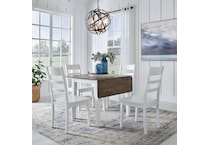 landel white chestnut table table top   