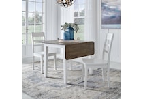 landel white side chair   