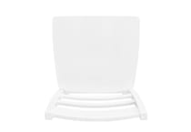 landel white side chair   