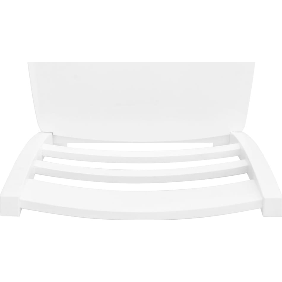 landel white side chair   