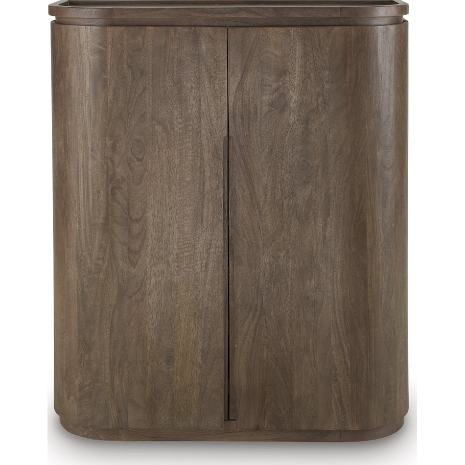 landermont medium brown accent cabinet   