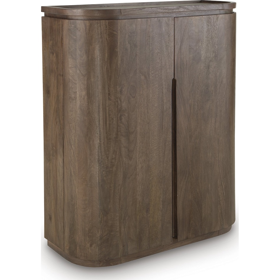 landermont medium brown accent cabinet   