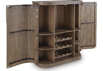 landermont medium brown accent cabinet   