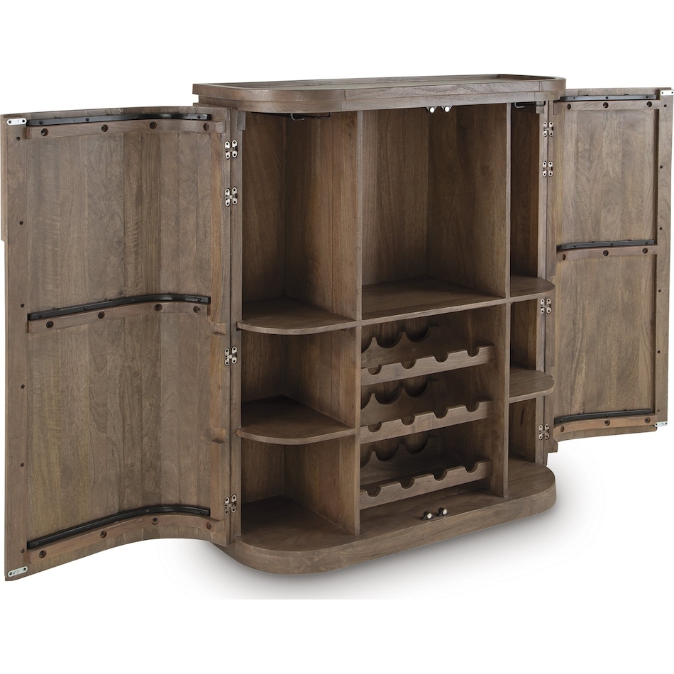 landermont medium brown accent cabinet   
