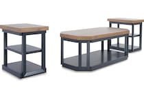 landocken blue brown  pack tables   