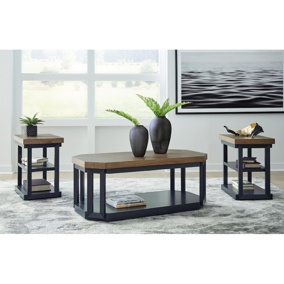 landocken blue brown  pack tables   