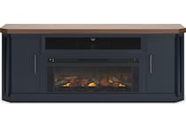 Landocken TV Stand with Fireplace - Two-tone Landocken TV Stand with Fireplace - Two-tone