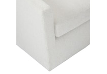 landry white accent chair   