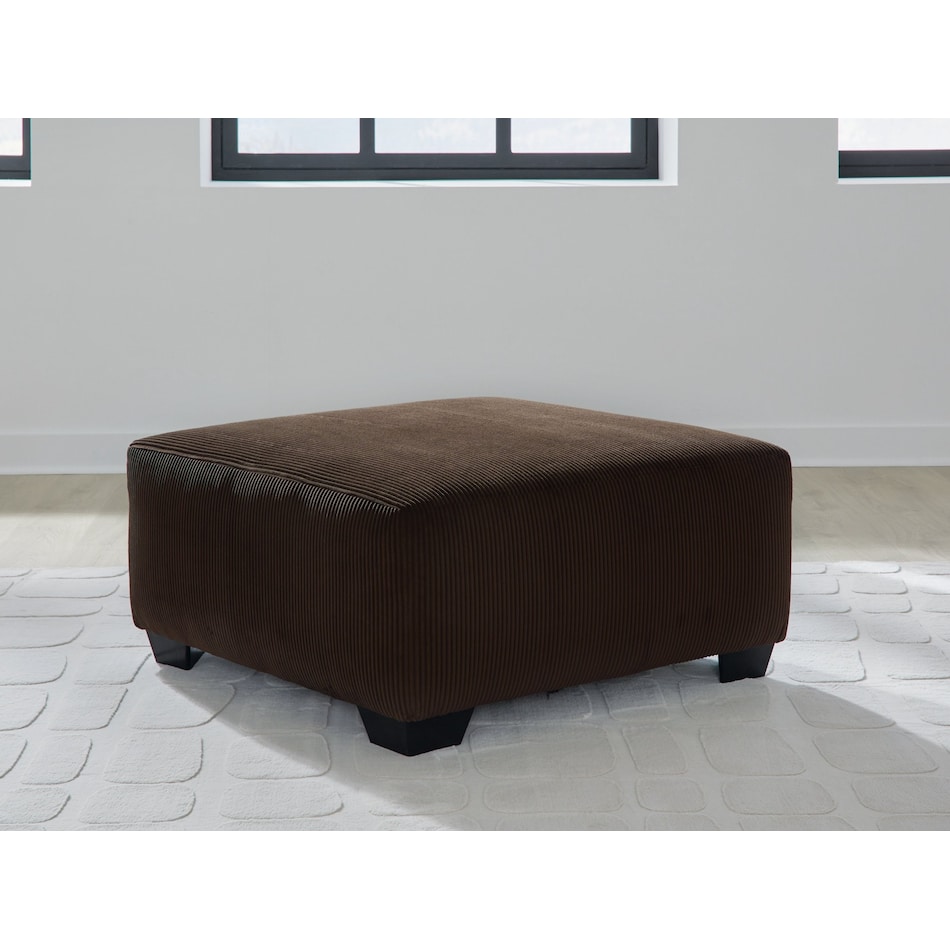 landsings chocolate ottoman   
