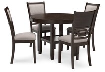 langwest brown dining set   