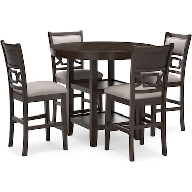 LANGWEST 5-PC COUNTER HEIGHT DINING SET