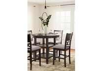 langwest brown dining set   