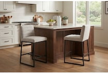 lansen brown barstool   