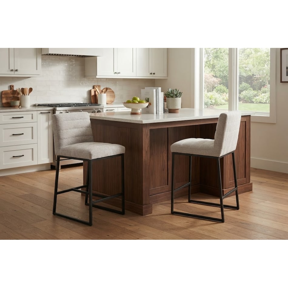 lansen brown barstool   