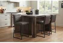 lansen grey barstool   