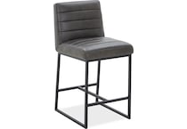 lansen grey barstool   