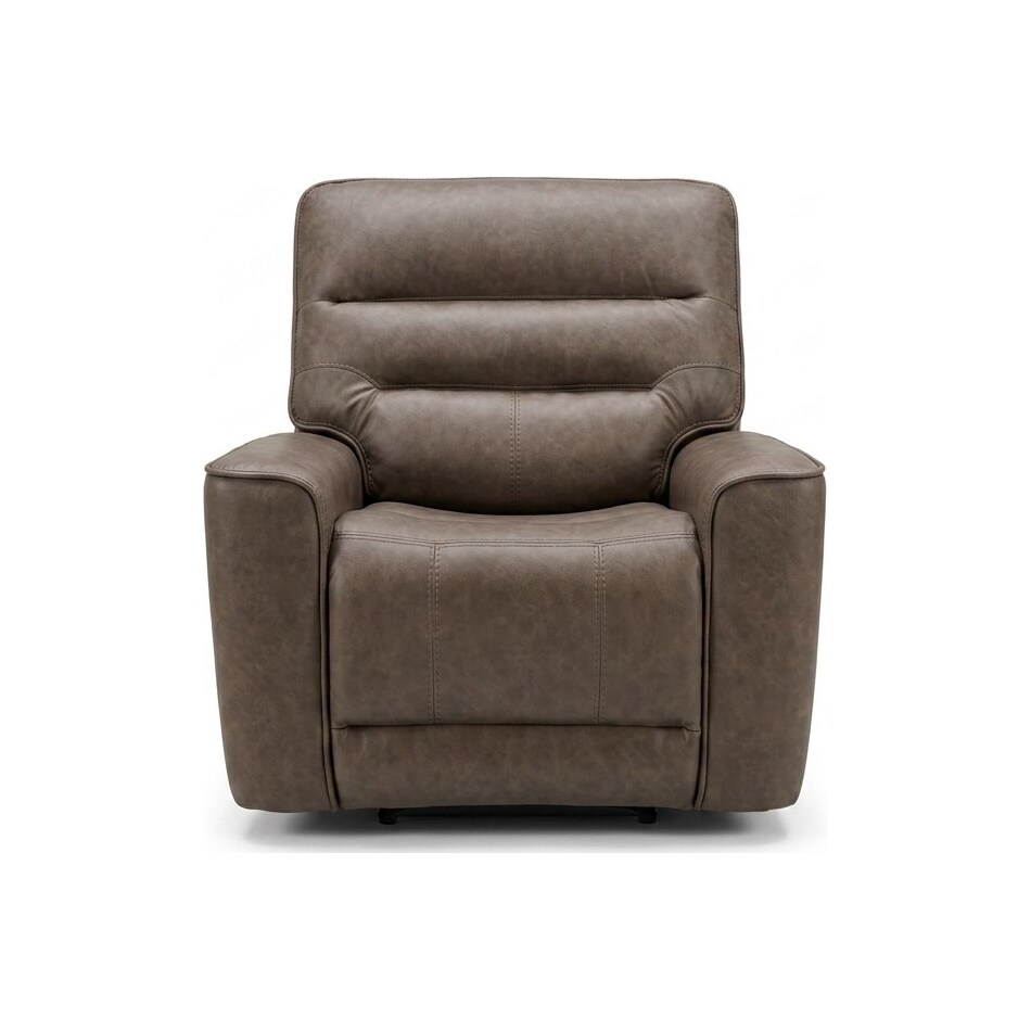 larsen sydney brunette power recliner   