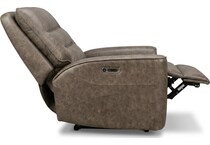 larsen sydney brunette power recliner   