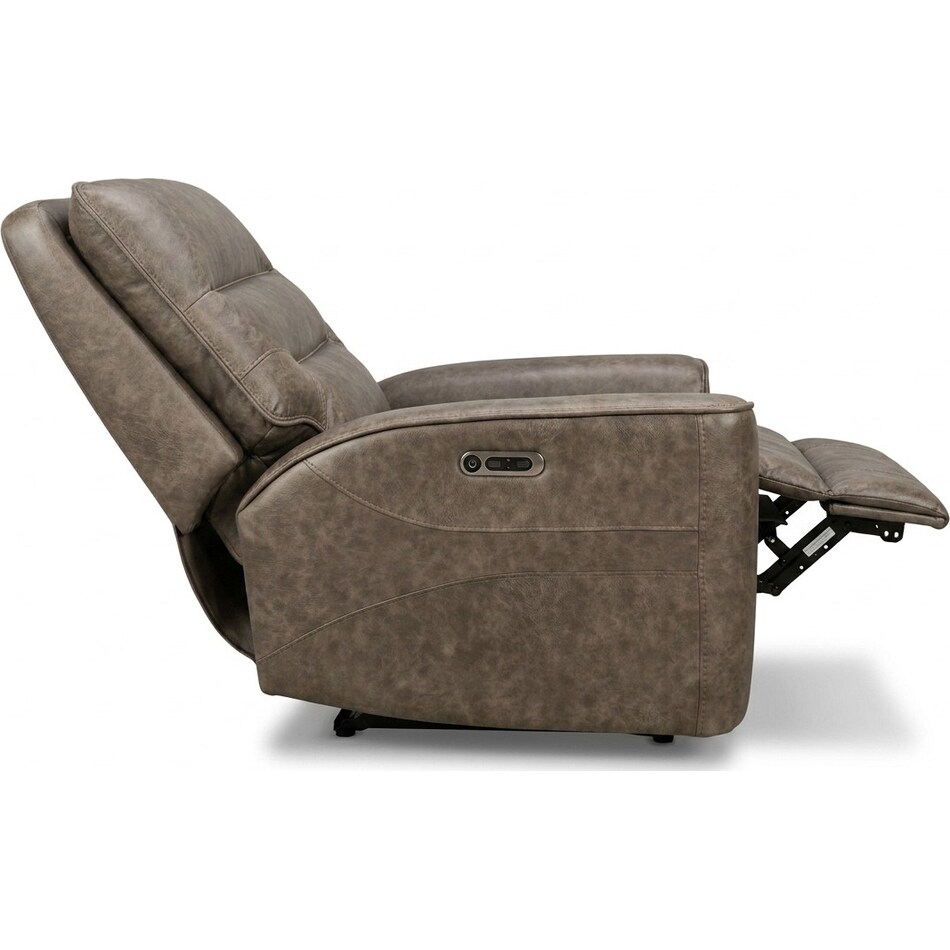 larsen sydney brunette power recliner   