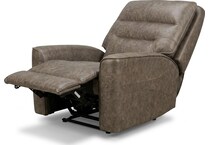 larsen sydney brunette power recliner   