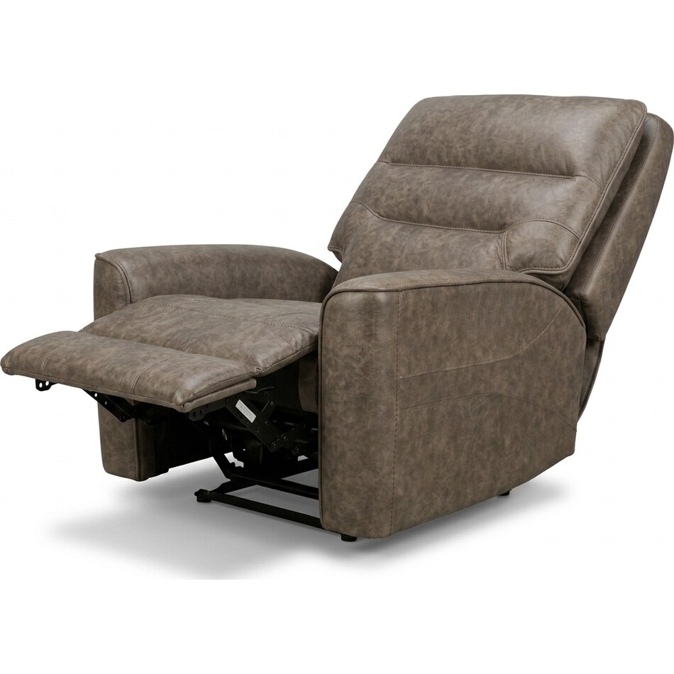 larsen sydney brunette power recliner   