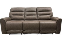 larsen sydney brunette power reclining sofa   